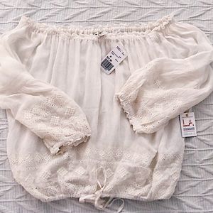 off the shoulder top